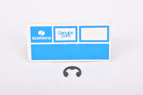 NOS Shimano PPS Positron black burnished gear shifting system cable C-Clip secure stop ring #5213001