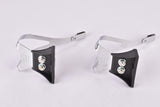 NOS Prisma chromed steel/plastic Pedal Toe Clip Set in size M-L