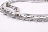 Gnutti 3-arm / 3-pin chromed steel double Chainring with 49/46 teeth and 116 mm BCD from the 1940s ~ 1960s