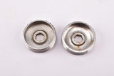 Sugino chrome plated metal Crank Dust Caps from the 1980s