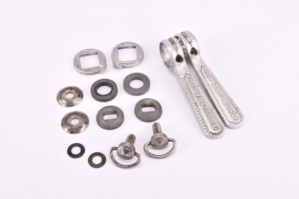 Campagnolo Record / Super Record #1014 (#1013/5 & #1013/6) braze-on Gear Lever Shifter Set from the 1980s