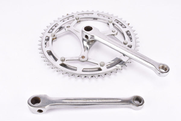 Solida 3-Arm Cottered chromed steel Crankset with 52/47 Teeth and 170mm length from the 1970s