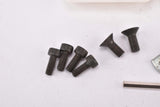 NOS Sidi slotted Super Professional Titanium Moser shoe plate pedal cleat for toe clip pedals (3 Point)