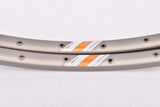 NOS anodized Campagnolo Epsilon Strada G25 tubular rim set in 28" with 36 holes from the 1980s