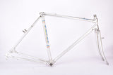 Silver anodized Alan Competition CX Cyclocross vintage aluminum frame set in 52.8 cm (c-t) 51 cm (c-c) from 1985 - defective