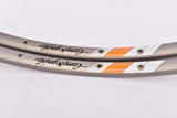 NOS anodized Campagnolo Epsilon Strada G25 tubular rim set in 28" with 36 holes from the 1980s
