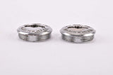 SR Chainwheel Sakae Ringyo chromed metal crank Dust Cap