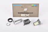 NOS Shimano 600EX Rear Derailleur Bracket Axle Assambly (Mounting Bolt, Spring etc.) #5469801