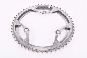 Magistroni 3-arm / 3-pin chromed steel double Chainring with 51/48 teeth and 116 mm BCD from the 1940s ~ 1960s