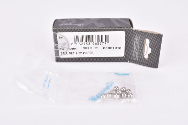 NOS/NIB Campagnolo #FH-RE004 7/32" steel Bearing Ball Set (10 pcs) from the 1990s - 2010s