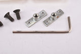 NOS Sidi slotted Super Professional Titanium Moser shoe plate pedal cleat for toe clip pedals (3 Point)