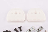 NOS Sidi slotted Super Professional Titanium Moser shoe plate pedal cleat for toe clip pedals (3 Point)