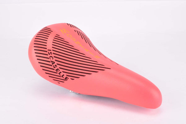 Neon Pink Iscaselle Mountain, Springloaded MTB Saddle from the 1980s / 1990s