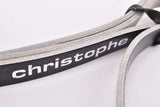 NOS Black Christophe leather toe clip straps