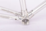 Silver anodized Alan Competition CX Cyclocross vintage aluminum frame set in 52.8 cm (c-t) 51 cm (c-c) from 1985 - defective