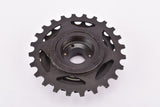 NOS Black Roue Libre Super Standard Sachs-Maillard Aris 6-speed Freewheel with 13-24 teeth and english thread (BSA) from 1988