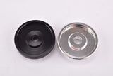 VeloOrange Knurled Stem Cap, Silver and Black