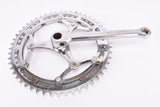 Solida 3-Arm Cottered chromed steel Crankset with 52/47 Teeth and 170mm length from the 1970s
