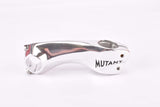 NOS Silver anodised 3TTT Mutant 1" and 1 1/8" ahead stem in size 100mm with 25.8 mm bar clamp size from the 1990s