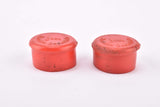 red 3ttt Marchio Depositato handlebar end plugs