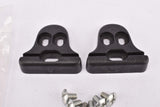 NOS Sidi slotted shoe plate black pedal cleat for toe clip pedals (3 Point)