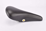 NOS AJA black synthetic leather saddle from the 1980s