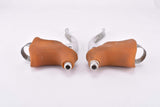 Universal Mod. 125 drilled non aero Brake Lever Set with brown hood from the 1970s