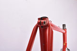 Team Batavus coloured red and yellow Batavus Professional vintage steel road bike frame set in 59 cm (c-t) / 57.5 cm (c-c) with Columbus SP tubing, Columbus Air fork and Campagnolo dropouts from the early to mid 1980s