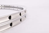 NOS polished Araya Aero 1 #ADX-1 World Champion tubular rim set in 28" with 36 holes from the late 1970s - 1990s