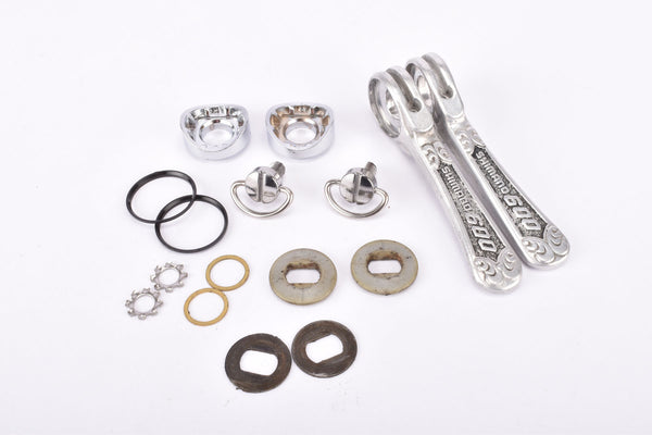 Shimano 600 EX Arabesque #SL-6210 (SL-6200) braze-on Gear Lever Shifter Set from the 1970s - 1980s