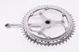 Solida 3-Arm Cottered chromed steel Crankset with 52/47 Teeth and 170mm length from the 1970s