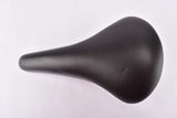 NOS AJA black synthetic leather saddle from the 1980s