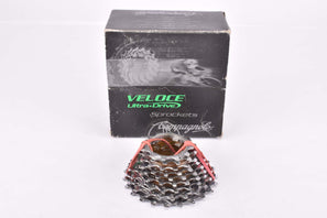 Campagnolo 9-speed Veloce UD Ultra-Drive cassette with 12-23 teeth from the 2000s