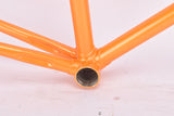 Vintage Orange Steel road bike frame in 56.0 cm (c-c) / 57.5 cm (c-t) Jacque Anquetil?