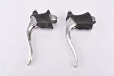 Universal Mod. 125 drilled non aero Brake Lever Set with black hoods from the 1970s