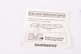 NOS Shimano STX #BR-MC40 MSystem V-Brake / Cantilever replacement brake pad set (4 pcs) #Y-8CF-9810