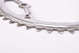 Huret Tour de France 3-arm / 3-pin chromed steel big Chainring with 50 teeth and 116 mm BCD from the 1950s