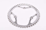Huret Tour de France 3-arm / 3-pin chromed steel big Chainring with 50 teeth and 116 mm BCD from the 1950s