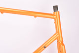 Vintage Orange Steel road bike frame in 56.0 cm (c-c) / 57.5 cm (c-t) Jacque Anquetil?
