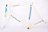 Creme and blue Gazelle Champion Mondial AB Frame vintage steel road bike frame set in 59 cm (c-t) / 57 cm (c-c) with Reynolds 531 tubing and Campagnolo dropouts from 1979 ~ 1980