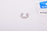 NOS Shimano chrome plated Front Derailleur C-Clip secure stop ring #5333000 from the 1980s