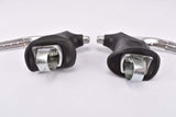 Universal Mod. 125 drilled non aero Brake Lever Set with black hoods from the 1970s