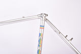 Silver anodized Alan Competition CX Cyclocross vintage aluminum frame set in 52.8 cm (c-t) 51 cm (c-c) from 1985 - defective