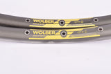 Wolber GTX2 hard anodized Clincher Rim Set in 28" / 622mm (700C)  with 36 holes from the 1990s