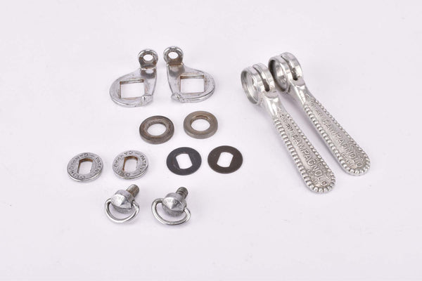 Campagnolo Record / Super Record #1014 (#1013/5 & #1013/6) braze-on Gear Lever Shifter Set from the early 1970s