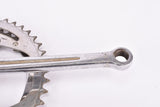 Magistroni fluted 3-arm cottered chromed steel crank set with 46/40 teeth in 170 mm from the 1950s - 1960s