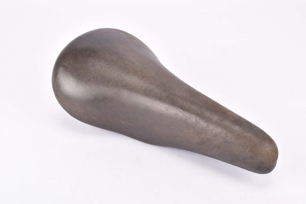 Black / Brown Selle San Marco Course leather Saddle from the 1970s