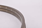 NOS dark anodized Campagnolo Victory Crono tubular rim set in 28" with 36 holes from the 1980s