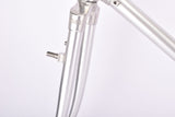 Silver anodized Alan Competition CX Cyclocross vintage aluminum frame set in 52.8 cm (c-t) 51 cm (c-c) from 1985 - defective