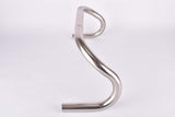 NOS Litech silver anodized single grooved Aluminum Handlebar in size 43cm (c-c) and 25.4mm clamp size